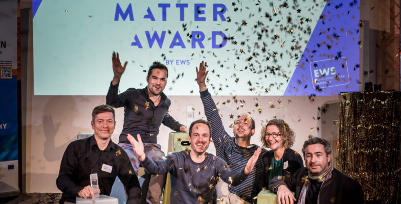 Gewinner und Jury des MakeItMatter Awards im Rahmen der Startup Night 2019 vom >SMART> GREEN ACCELERATOR