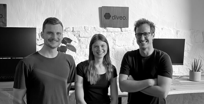 Teamfoto diveo Pre-Seed Startup